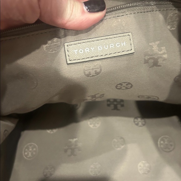 Tory Burch Taupe Ella Tote Bag - Picture 13 of 14